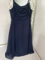 Load image into Gallery viewer, Sequin Cowl Neck Dress-Bust 44
