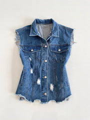 Denim Top-Bust 46