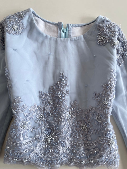 Embroidered Vintage Top-Bust 32