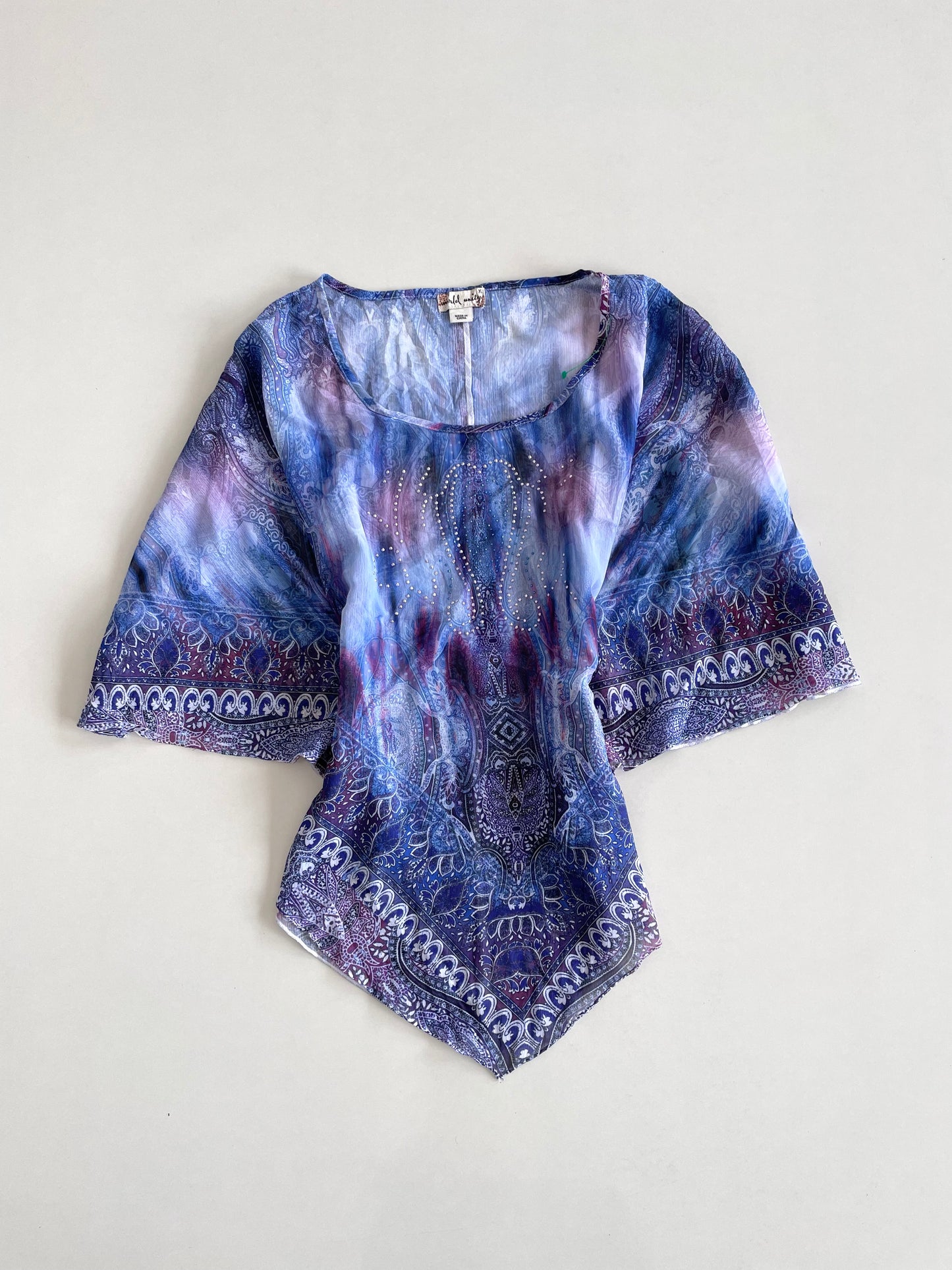 World Unity Vintage Sheer Top-Bust 50 to 58