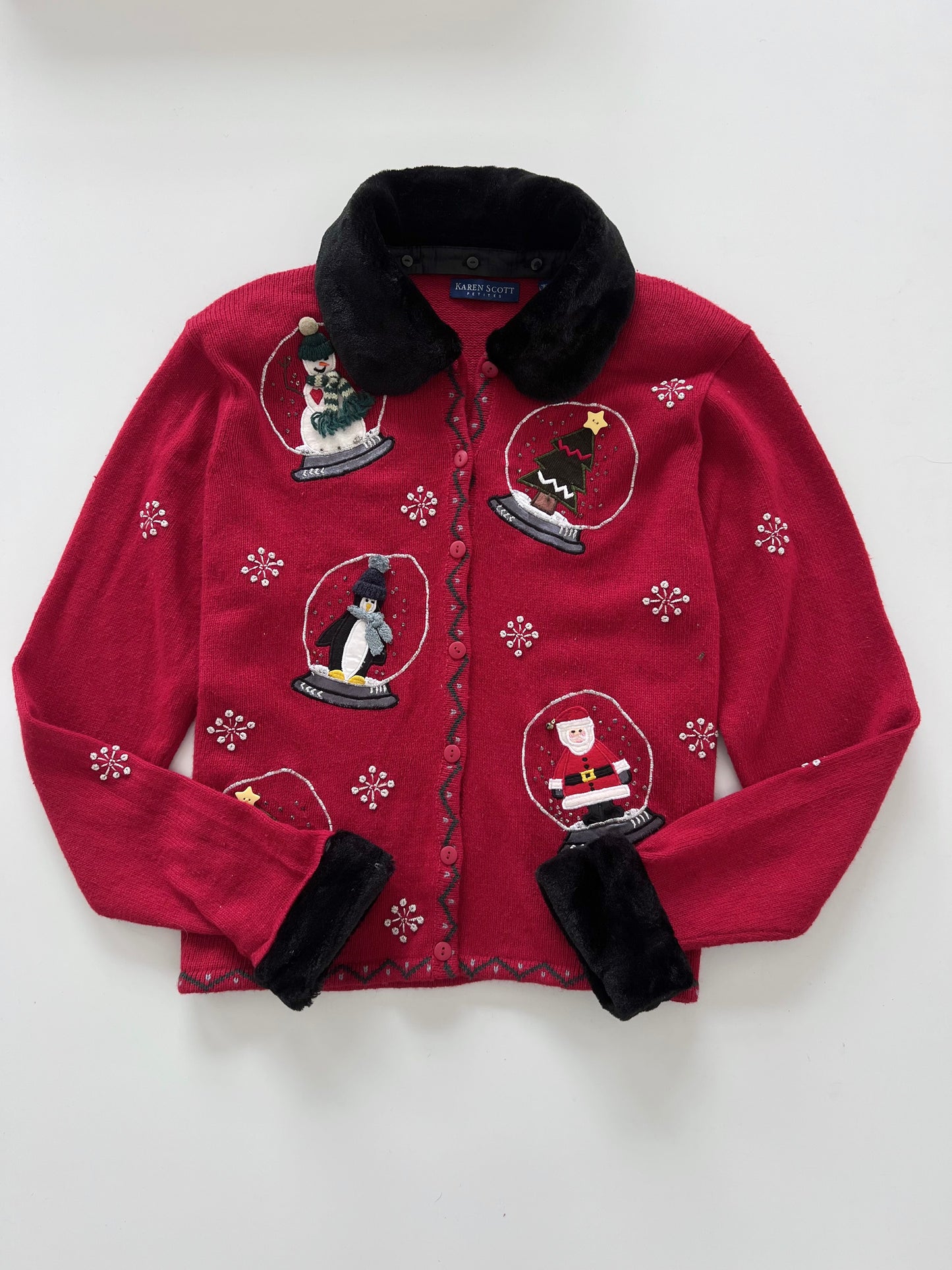 Karen Scott Christmas Sweater-Bust 42