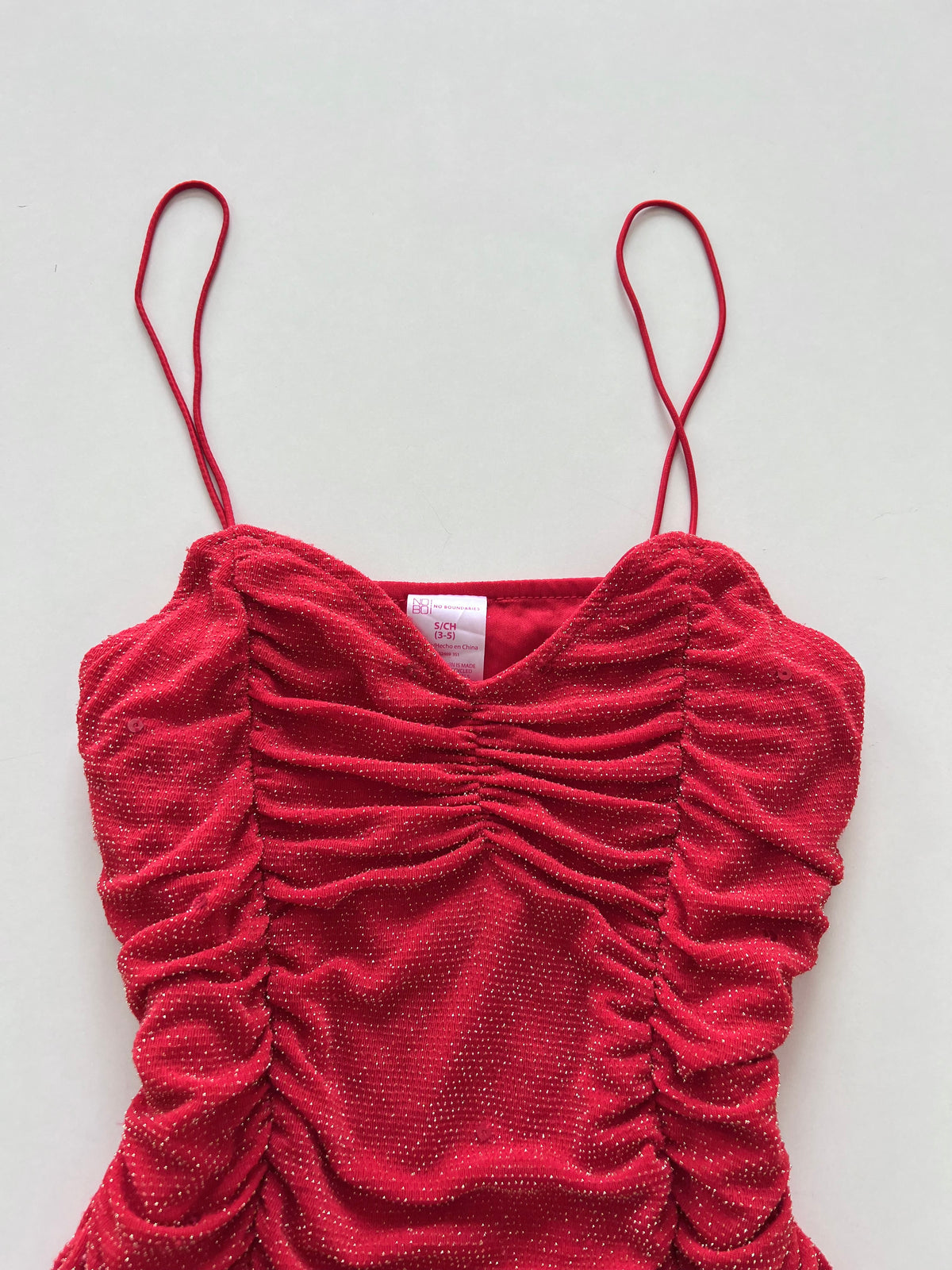 No Boundaries Shimmer Top-Bust 34 to 36