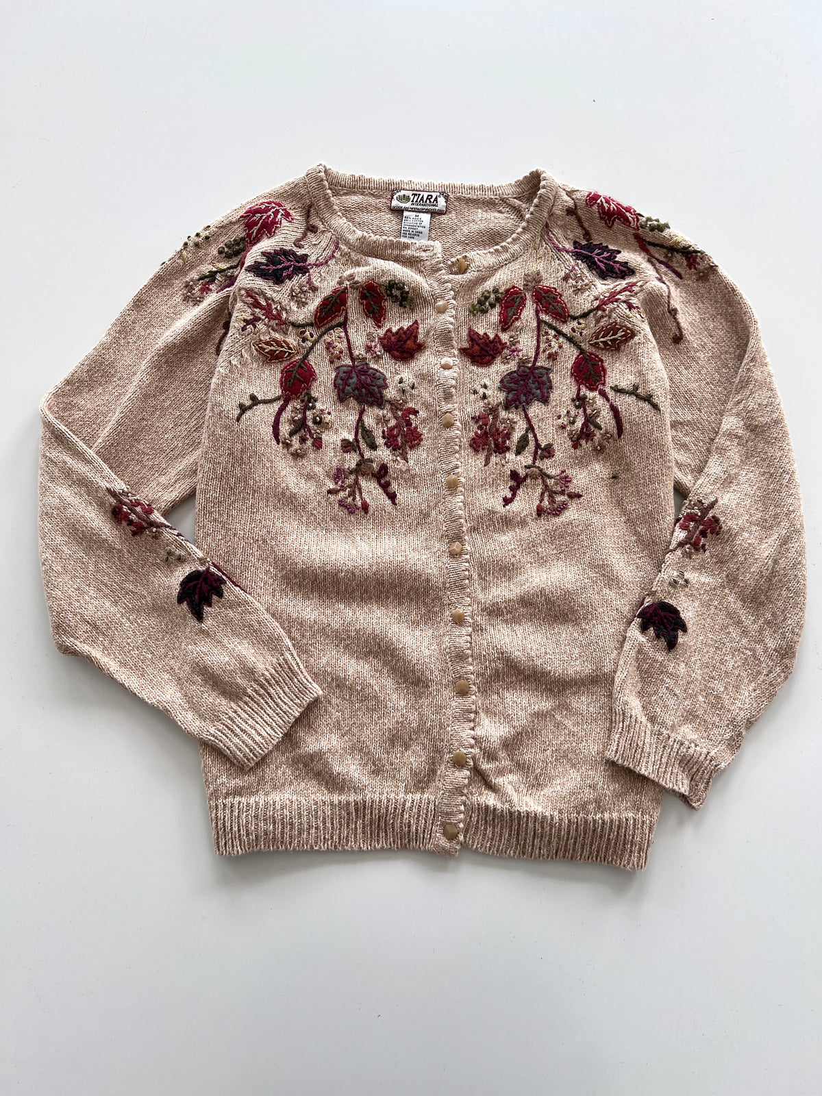 Tiara Embroidered Sweater-Bust 44