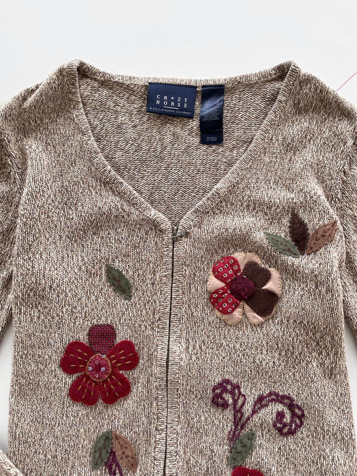 Crazy Horse Embroidered Sweater-Bust 38