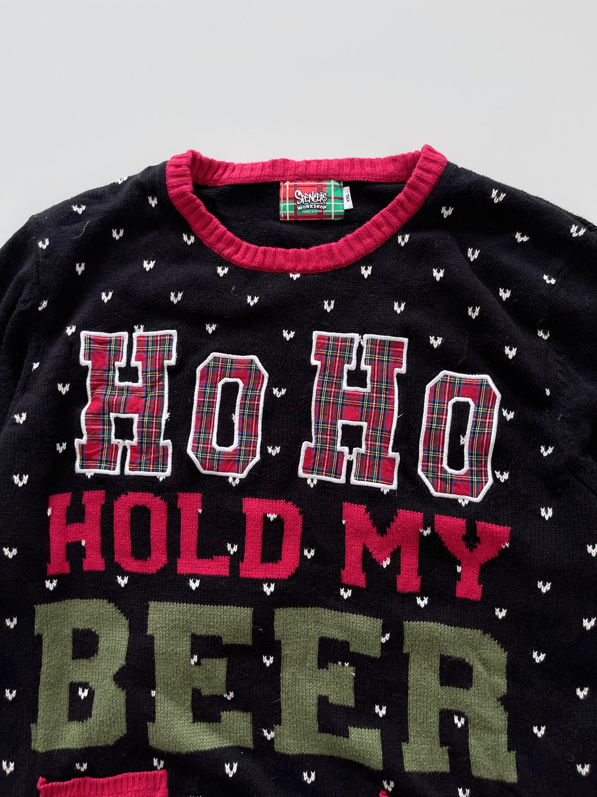 Spencer Workshop Christmas Embroidered Sweater-Bust 52