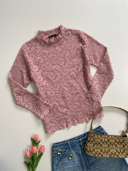 KOREAN BOUTIQUE LACE TOP - BUST 36 to 38