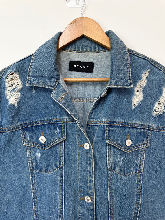Stage Denim Vest-Bust 38