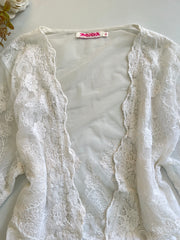 Sheer Lace Top-Bust 38 to 40