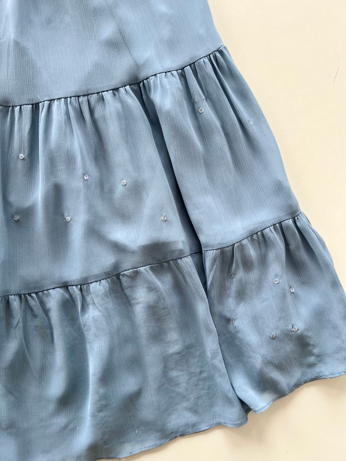 Powder Blue Prairie Skirt-Waist 28 to 32