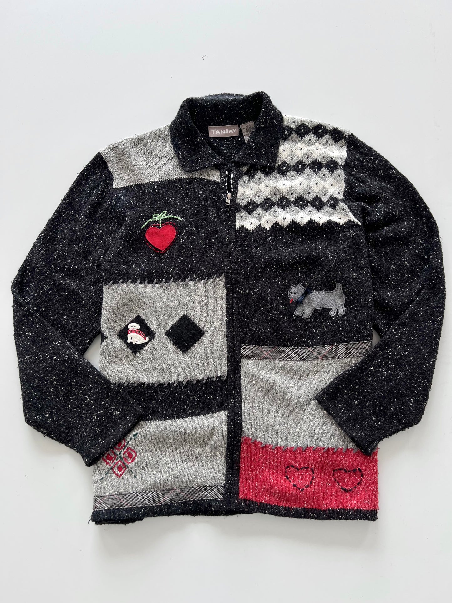 Tanjay Embroidered Christmas Zipper-Bust 50