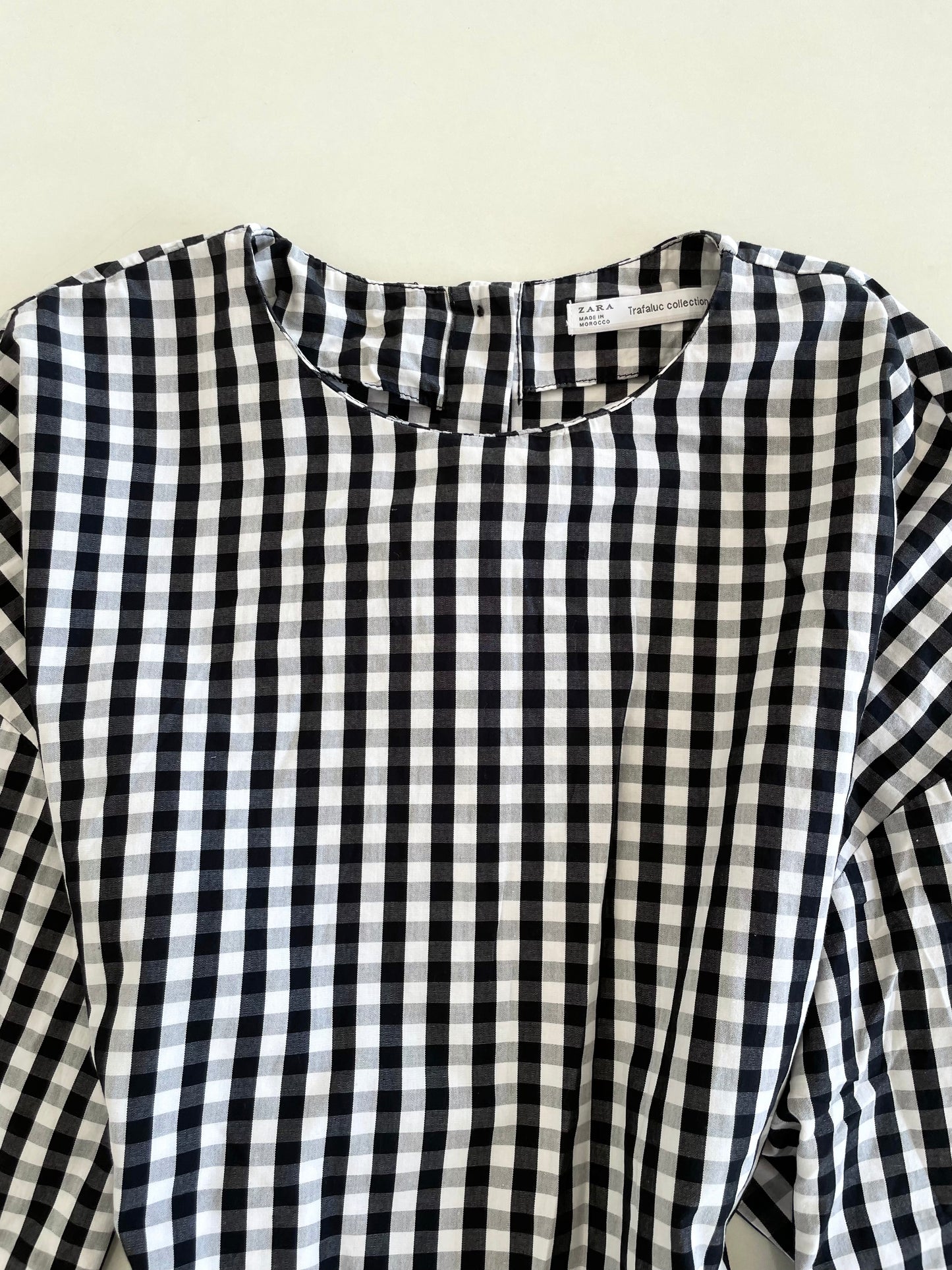 Zara Gingham Top-Bust 40