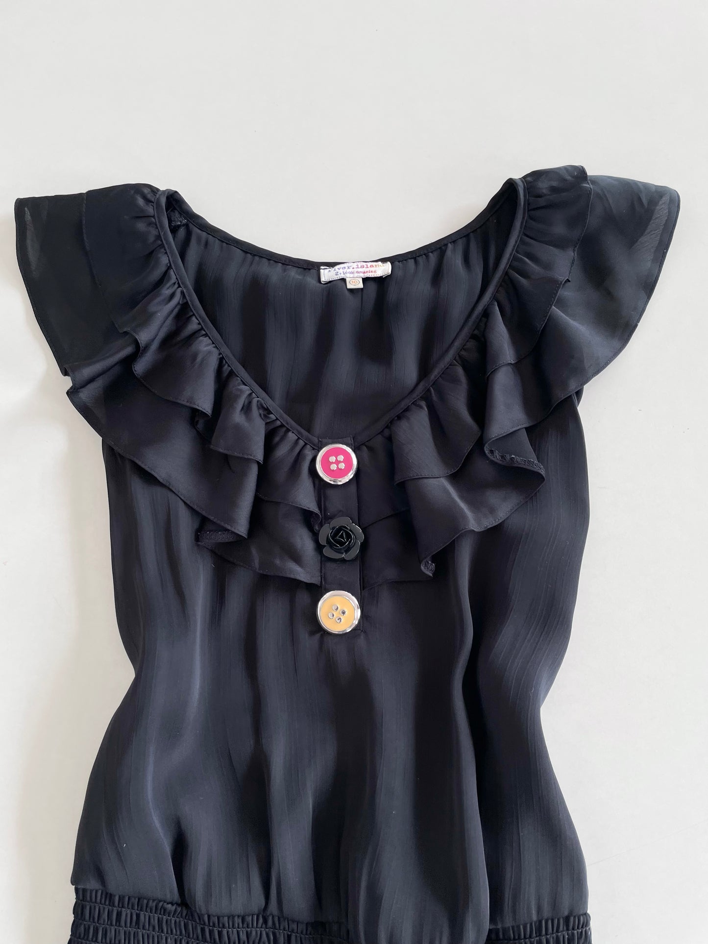River Island Semi Sheer Top-Bust 36