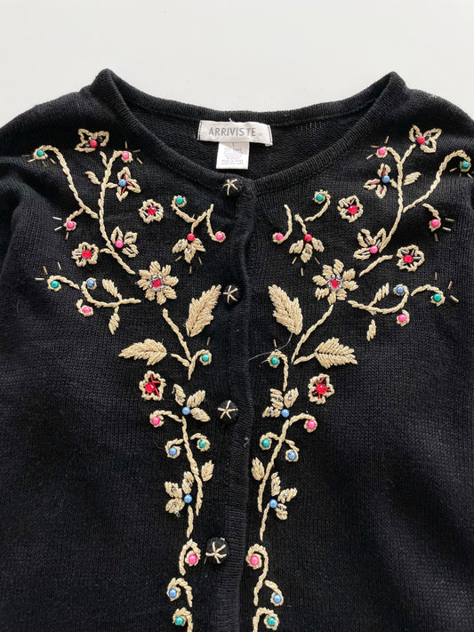 Arriviste Embroidered Sweater-Bust 48