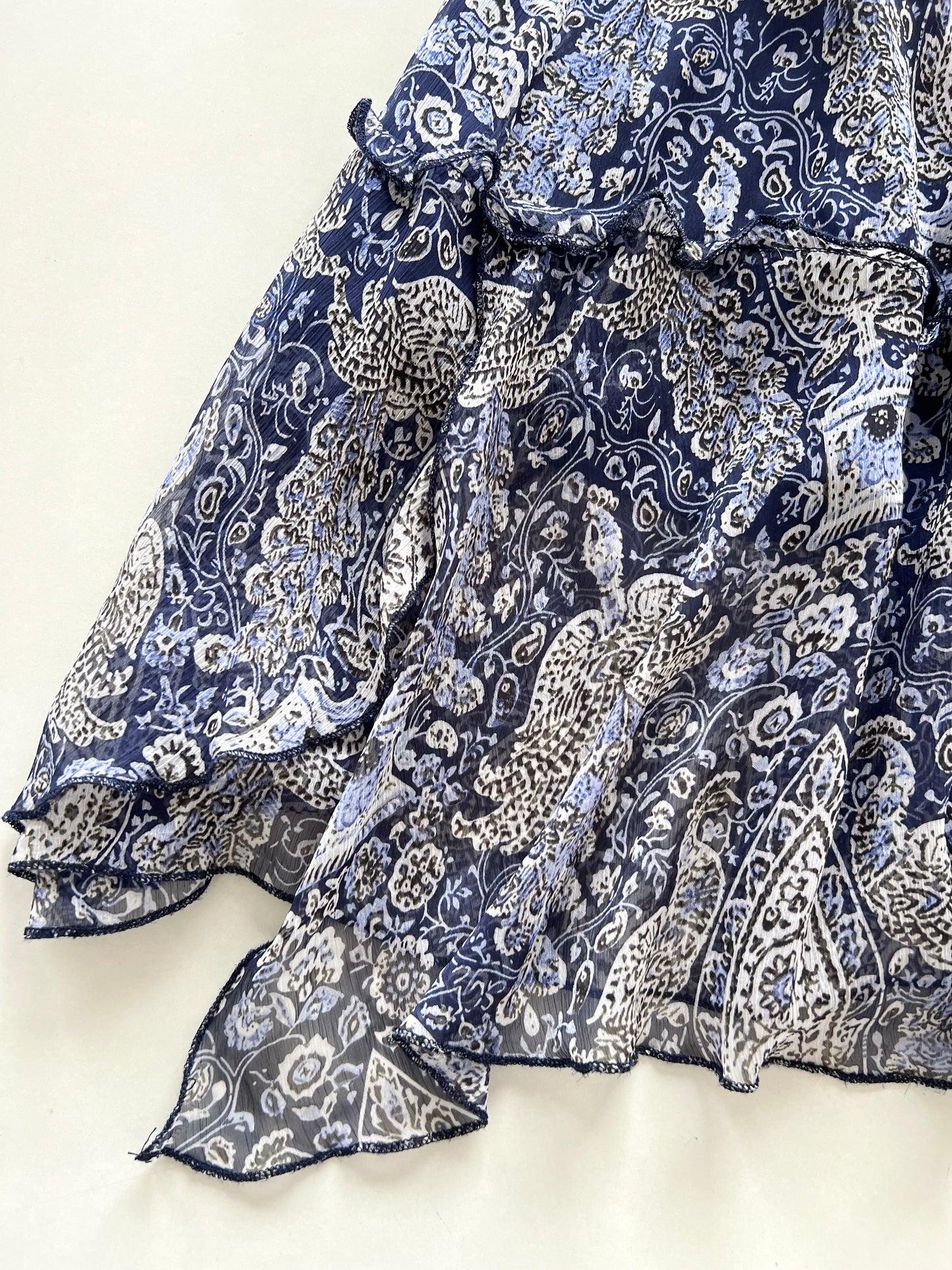 Asymmetric Vintage Skirt-Waist 30 to 36