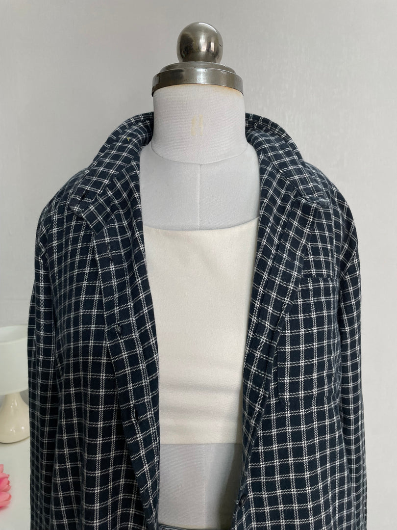 NATURAL Plaid Shirt - Bust 38