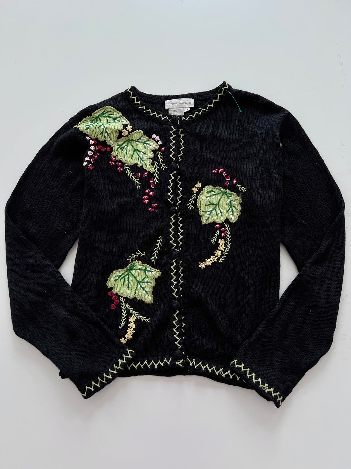 Great Cavalier Embroidered  Sweater-Bust 44