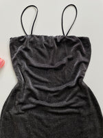 Load image into Gallery viewer, Black Shimmer Dress-Bust 32 to 34
