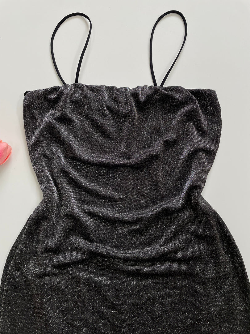 Black Shimmer Dress-Bust 32 to 34