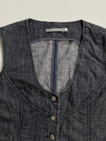 Load image into Gallery viewer, Fransa Denim Waistcoat-Bust 40
