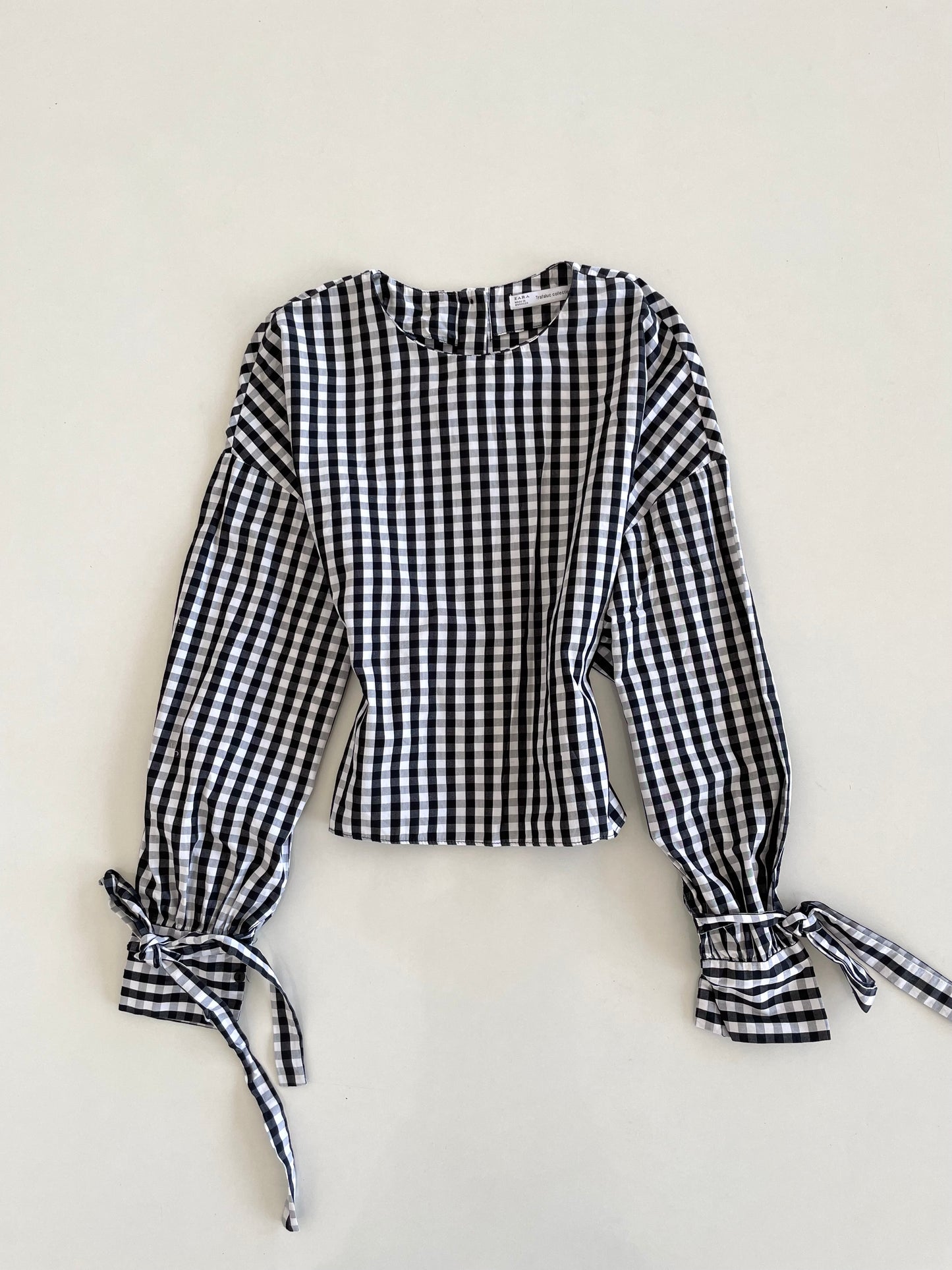 Zara Gingham Top-Bust 40