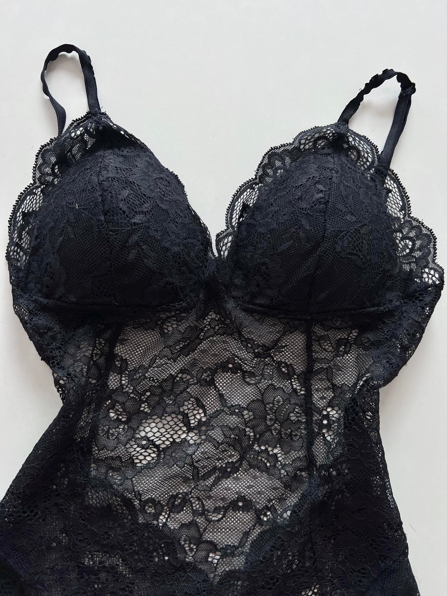 Pieces Sheer Bodysuit-Bust  32 to 34