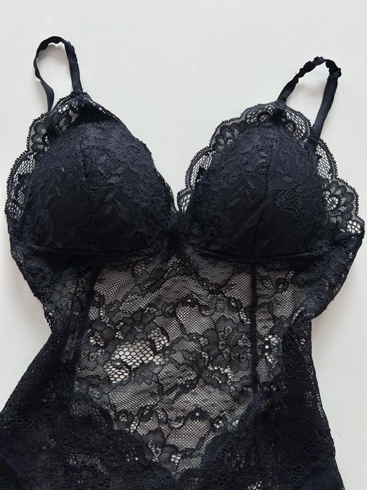 Pieces Sheer Bodysuit-Bust  32 to 34