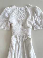 Ief White Dress-Bust 32