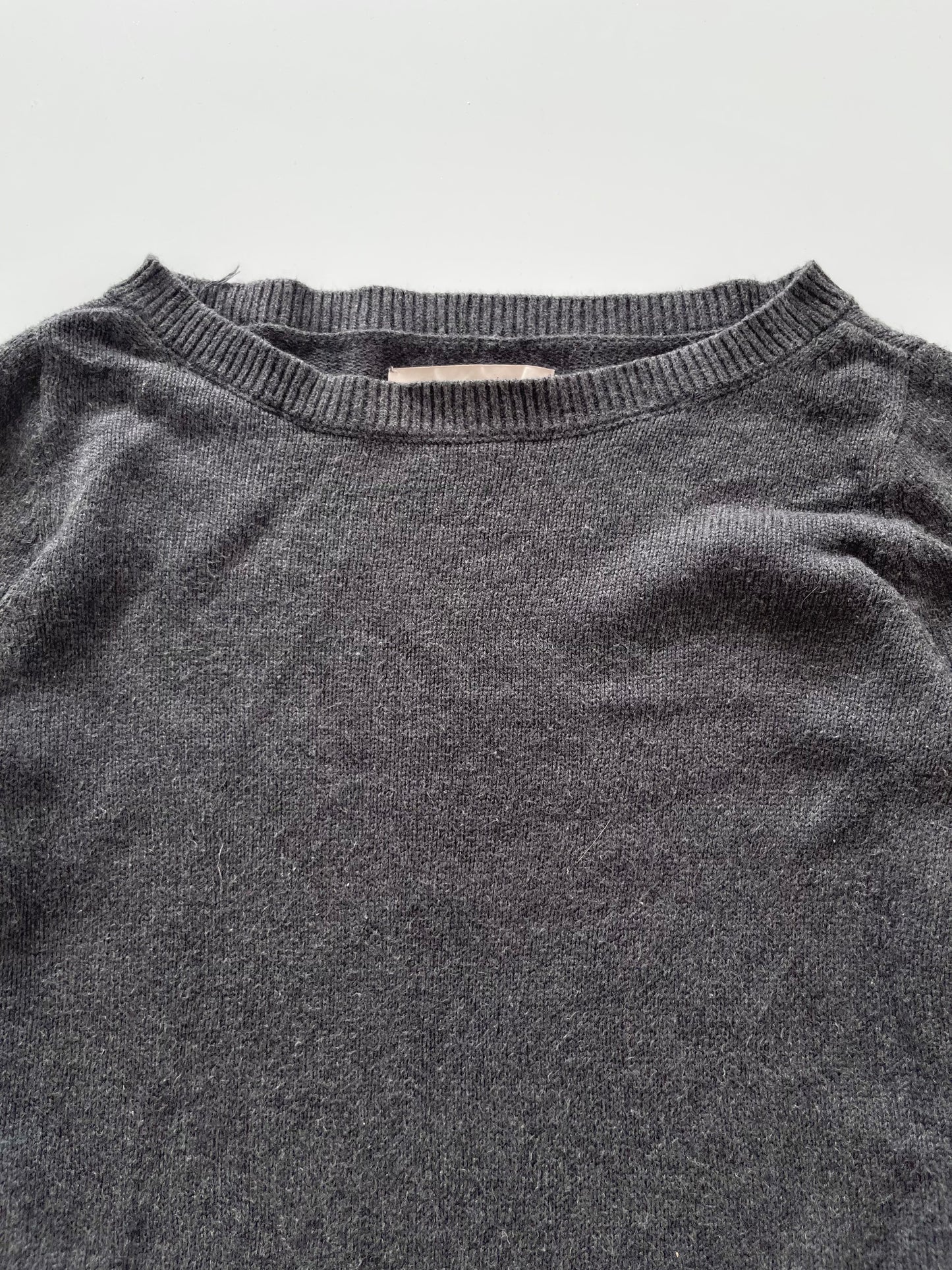 Loft Grey Embroidered Vintage Sweater-Bust 36