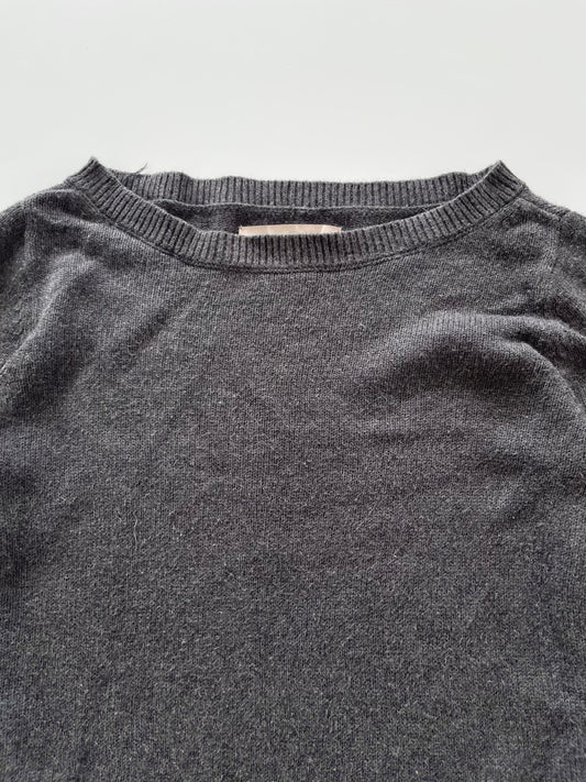 Loft Grey Embroidered Vintage Sweater-Bust 36