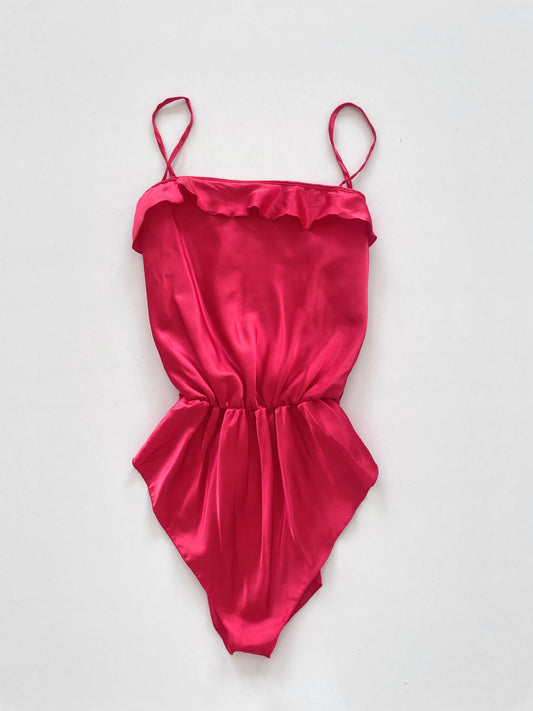 Red Bodysuit -Bust 40 to 42