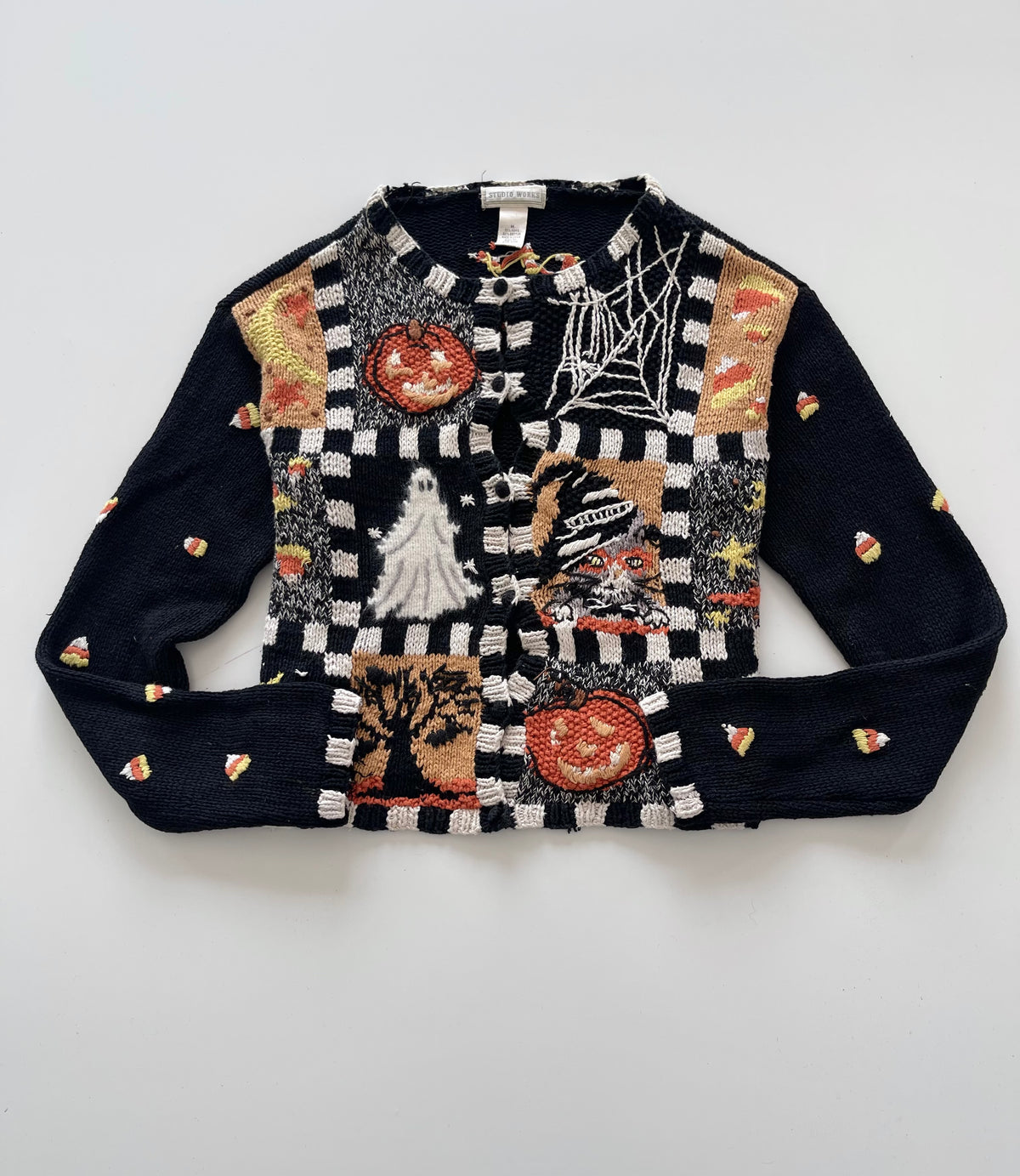 Studio Works Embroidered Cardigan -Bust 46