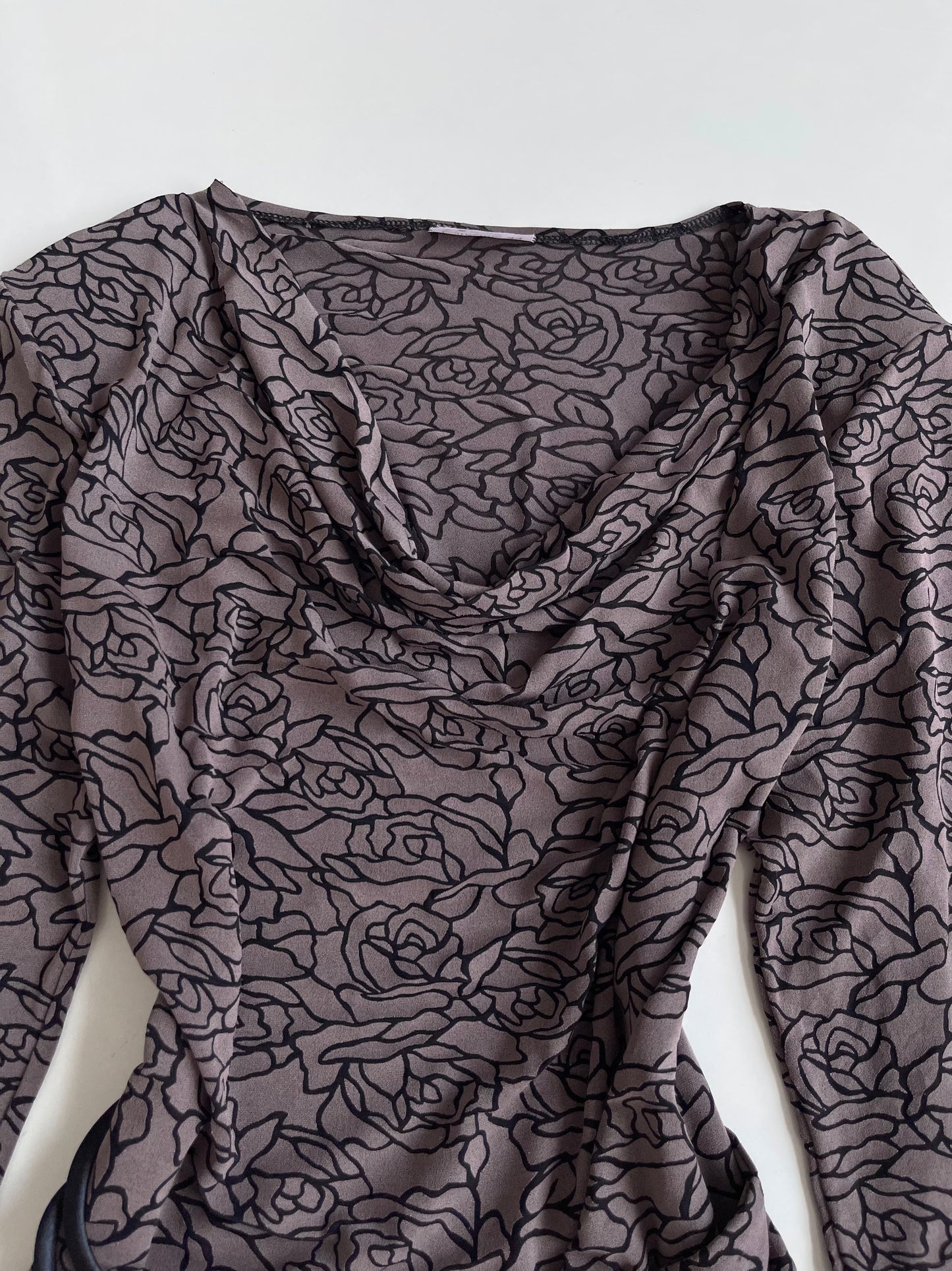 Catherine Cowl Neck Vintage Top-Bust 40 to 42