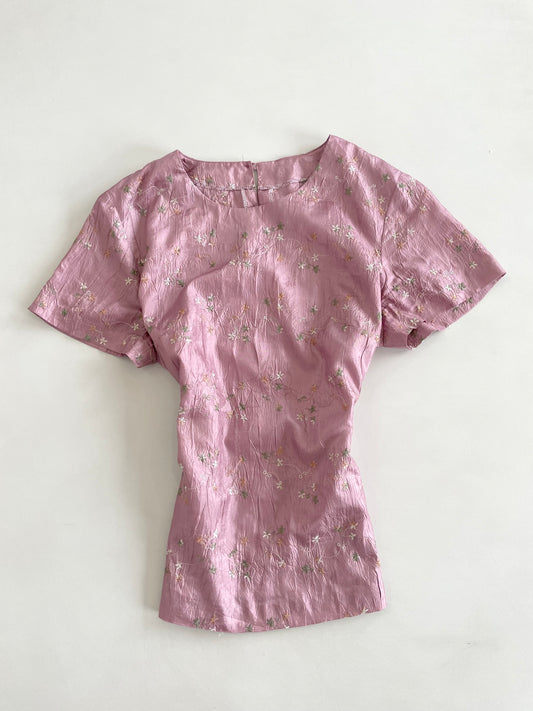 Vintage Embroidered Top- Bust 42