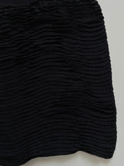 JUST ONE PREMIUM SOFT BLACK SKIRT - WAIST 24 TO 28