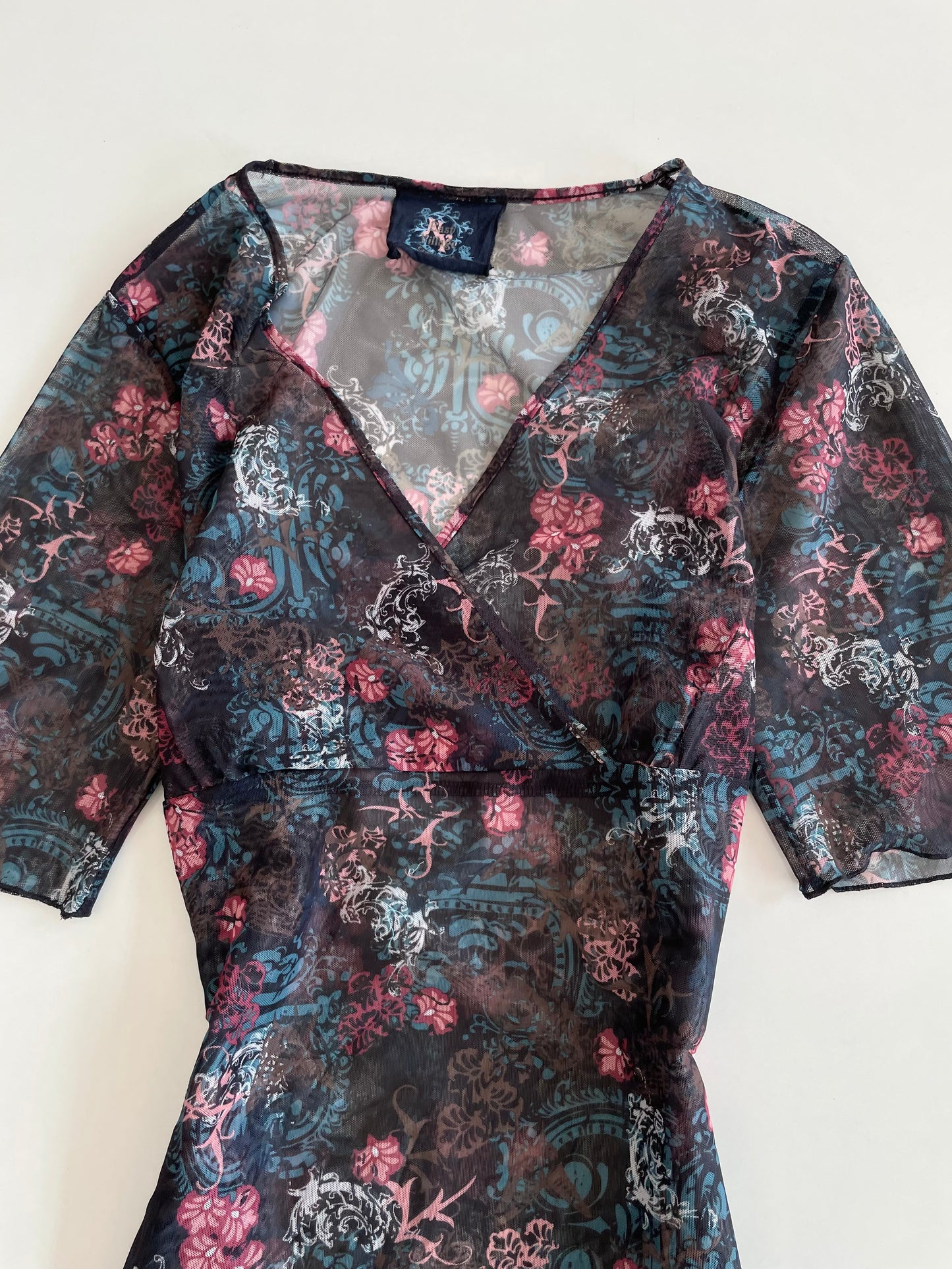 East Village Vintage Sheer Top-Bust 40 to 42