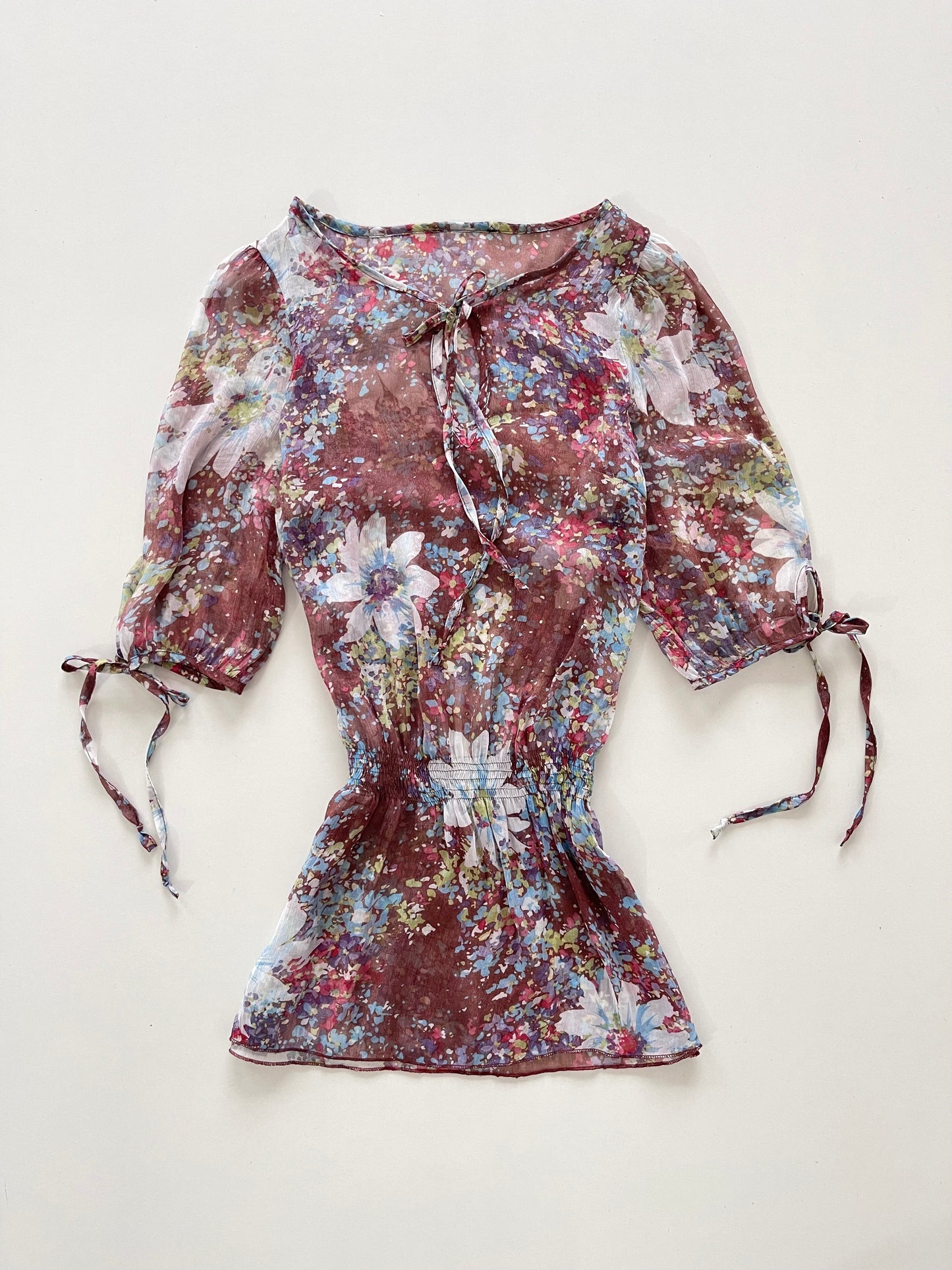 Vintage Sheer Top-Bust 36