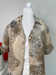 Animal Print Shirt-Chest 40