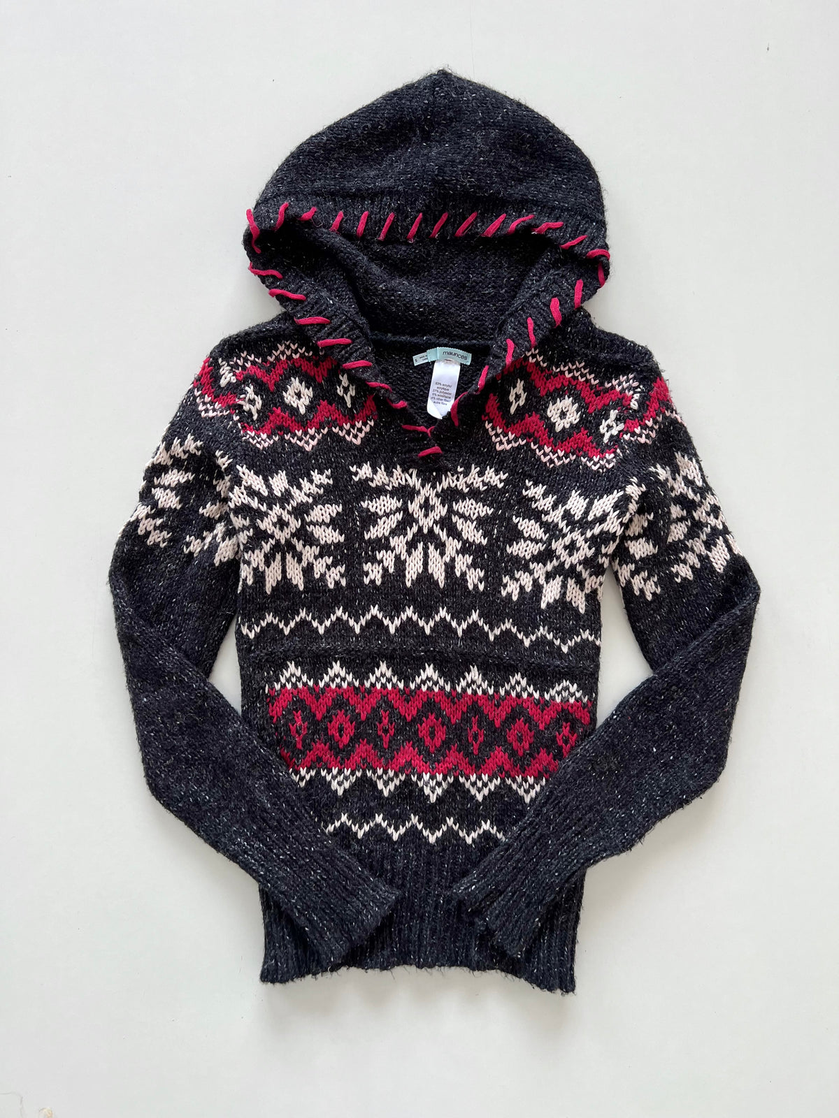 Maurices Embroidered Sweater-Bust 36