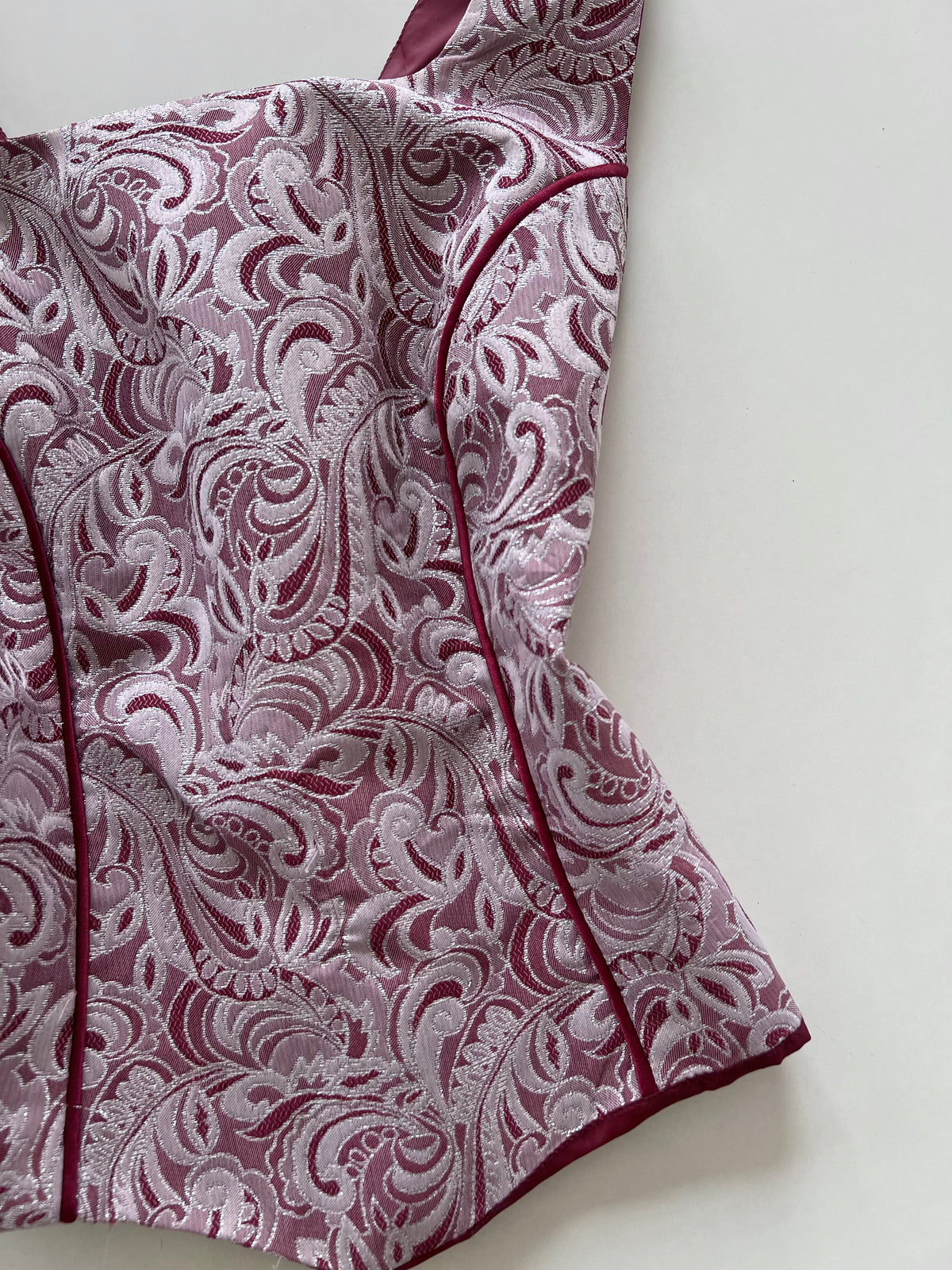 Mille Luce Jacquard Paisley Top-Bust 32 to 34