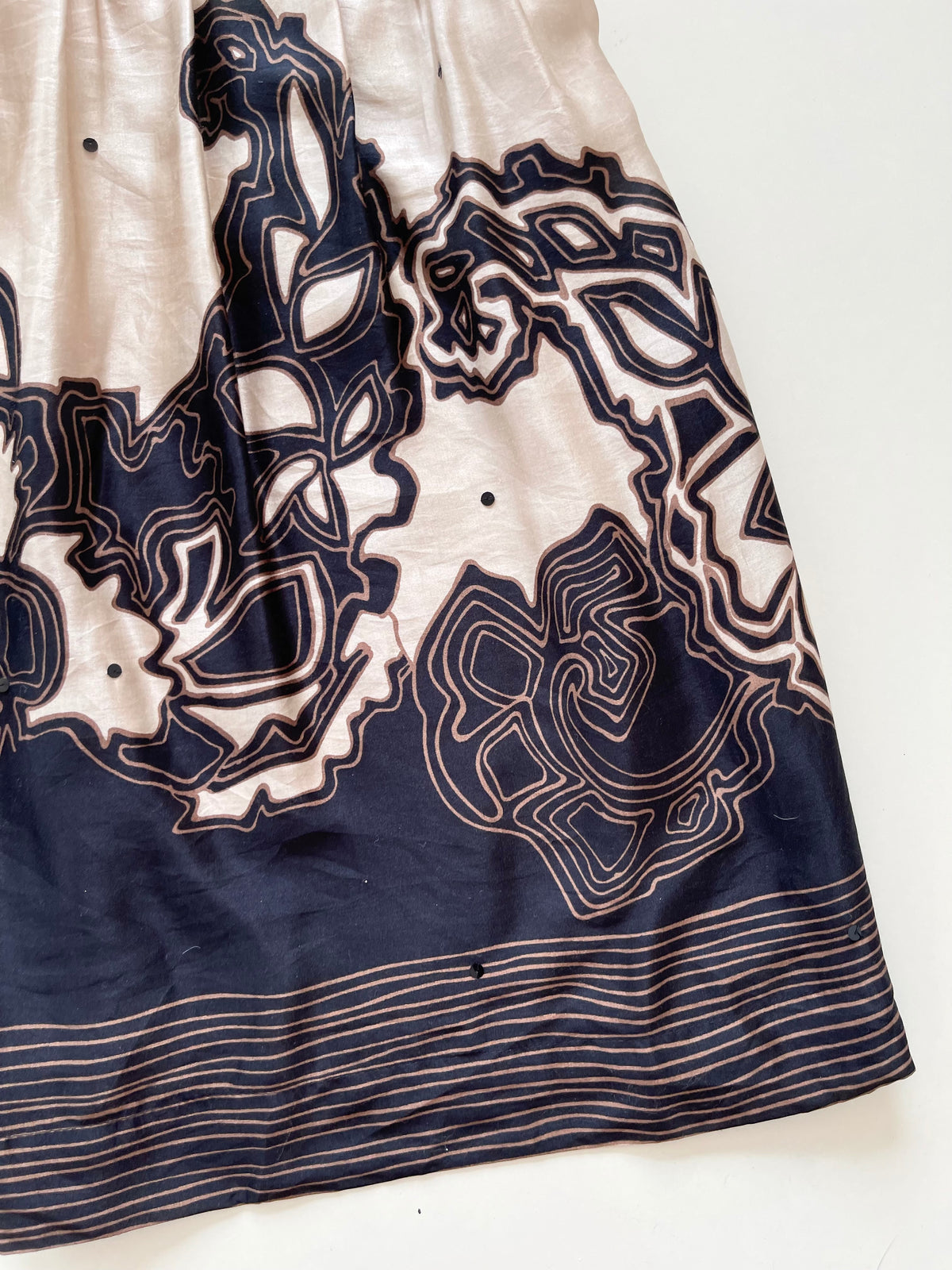 Ana Alcazar 55%Silk 45%Baumwolle Vintage Dress-Bust 36
