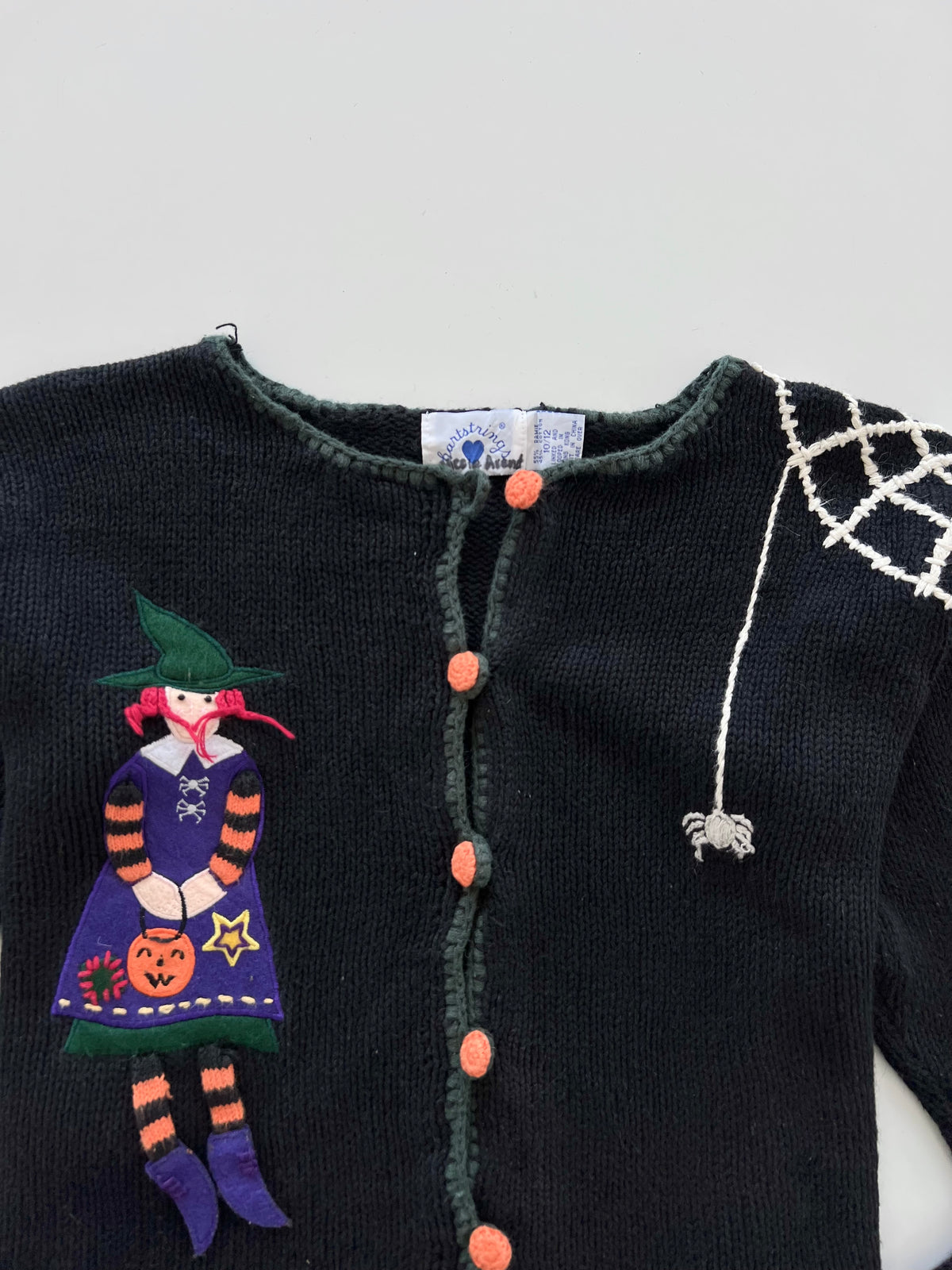 Hartstrings Christmas Embroidered Cardigan Sweater-Bust 42