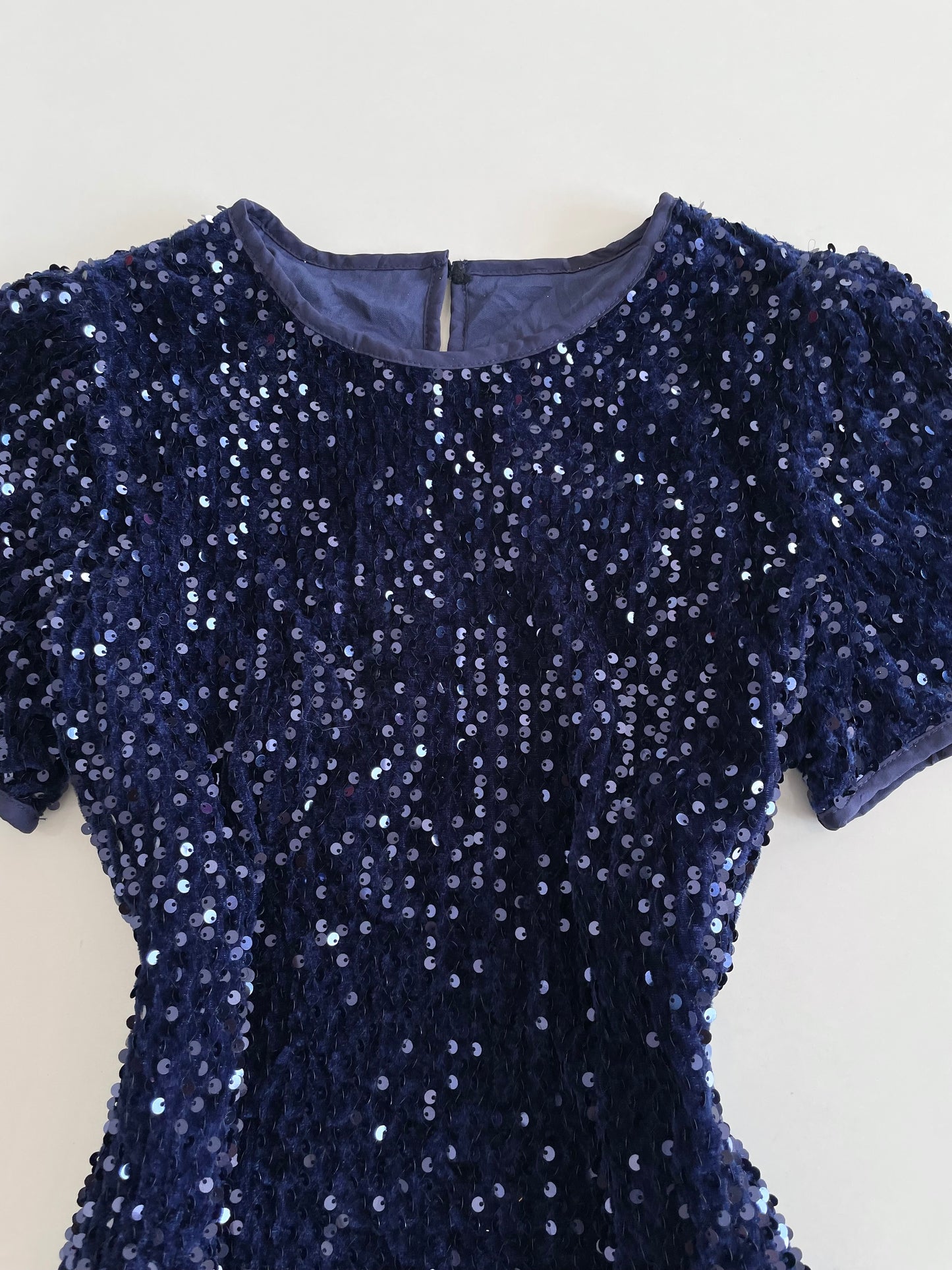Sequin Velvet Top-Bust 40