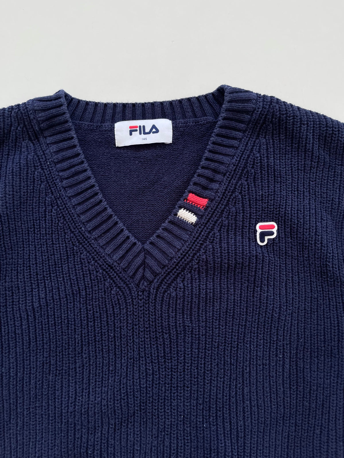 Fila Vintage 100%Cotton Vest Sweater-Bust 38