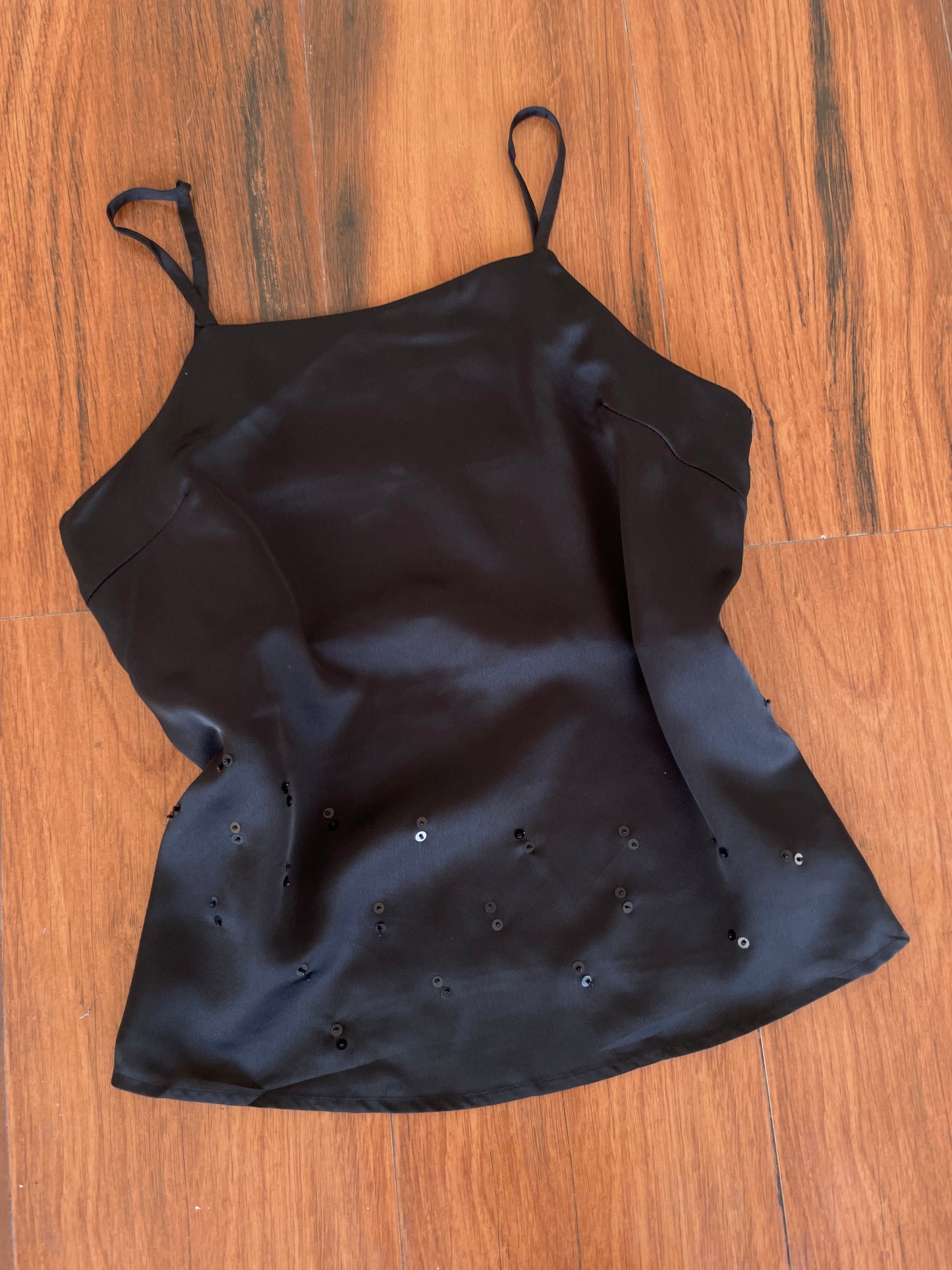 Satin Sequin Top-Bust 40