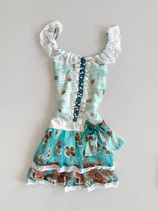 Y2K Ruffle Dress-Bust 34