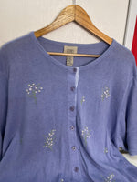 Load image into Gallery viewer, Teddi Embroidered Floral Soft Cardigan - Bust 50 to 54
