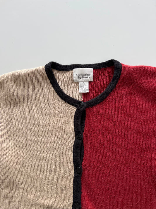 Christopher&Banks Embroidered Sweater-Bust 48