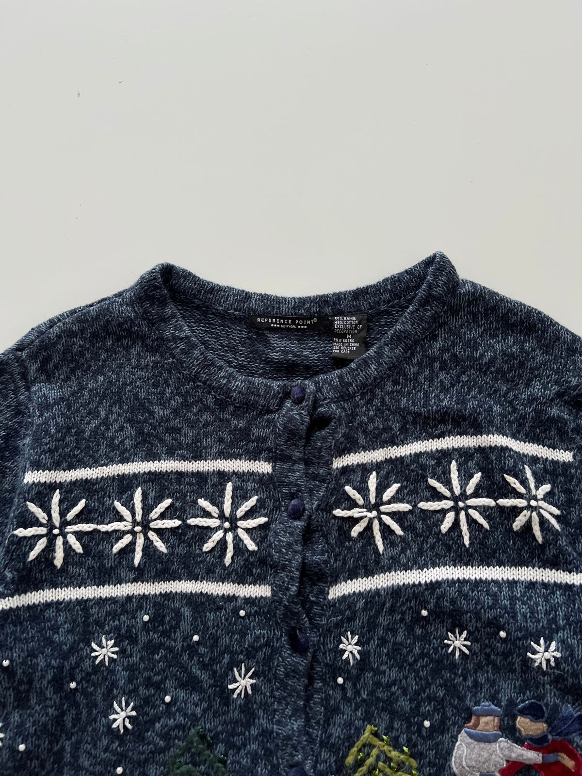 Reference Point Christmas Sweater-Bust 42