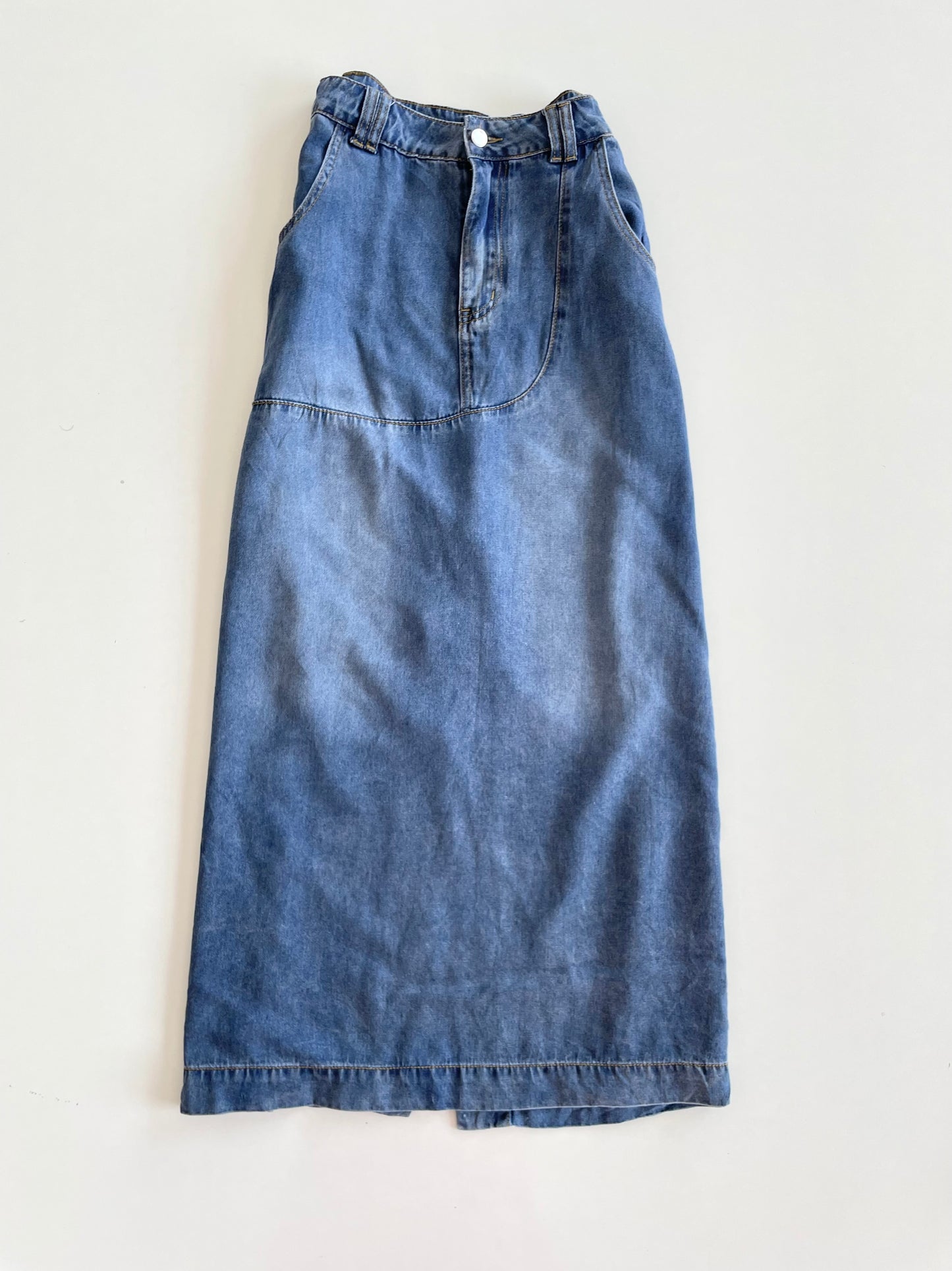 Mouggan Denim Long Skirt-Waist 30