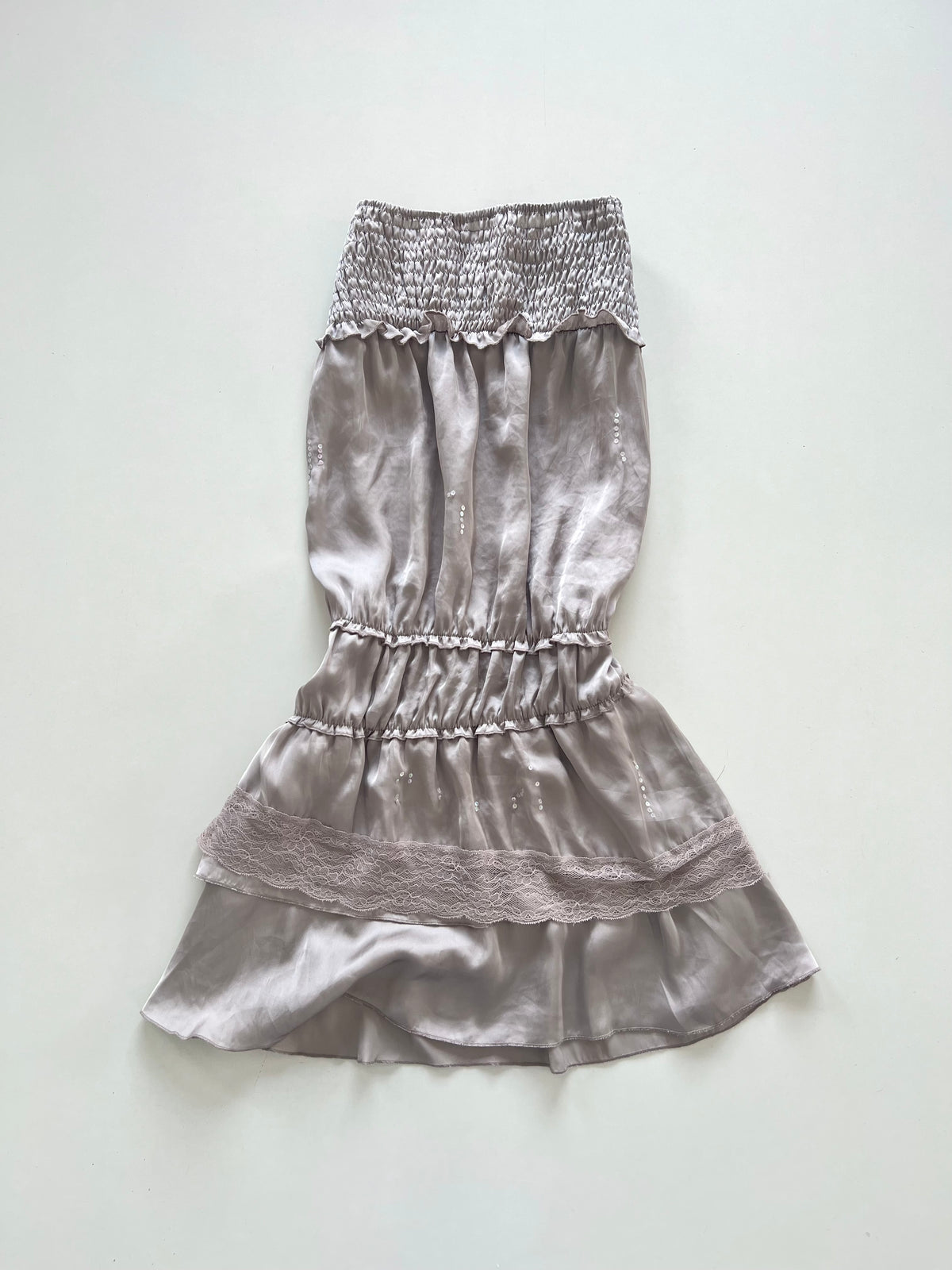 Satin Lace Dress-Bust 38 to 40